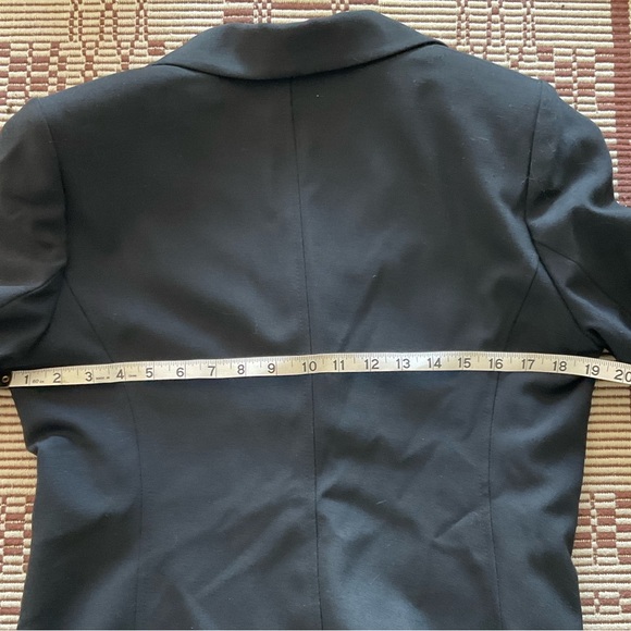 Kasper black notched collar buttoned jacket - Picture 4 of 6